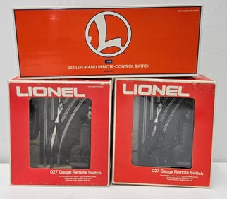 Lionel Remote Control Switch Lot of 3