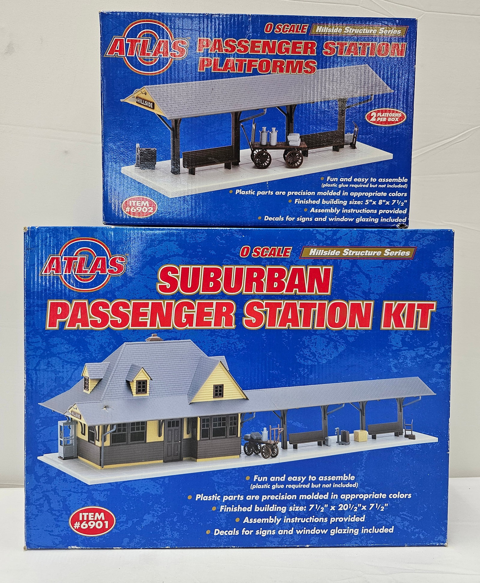 Atlas O Gauge Passenger Station Lot of 2 (1 of 1)