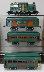 Loinel Pre-War No. 10E & 3 Car Passenger Set