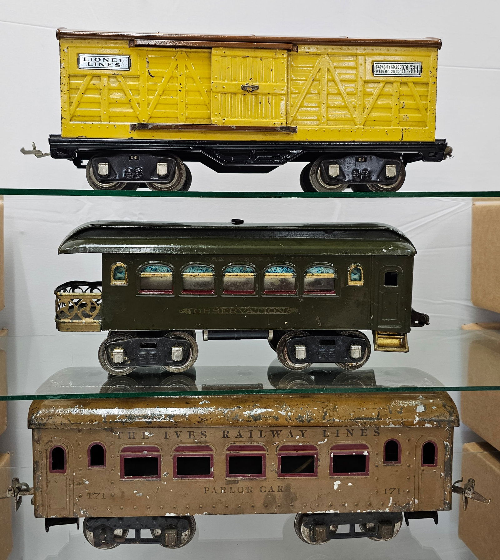 Lionel Pre War Standard Gauge Passenger Cars & 514 (1 of 3)