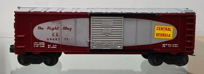 Lionel Post-War 6464 Central of Georgia Boxcar
