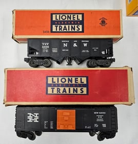 Lionel Postwar Freight Car Lot W/ Boxes