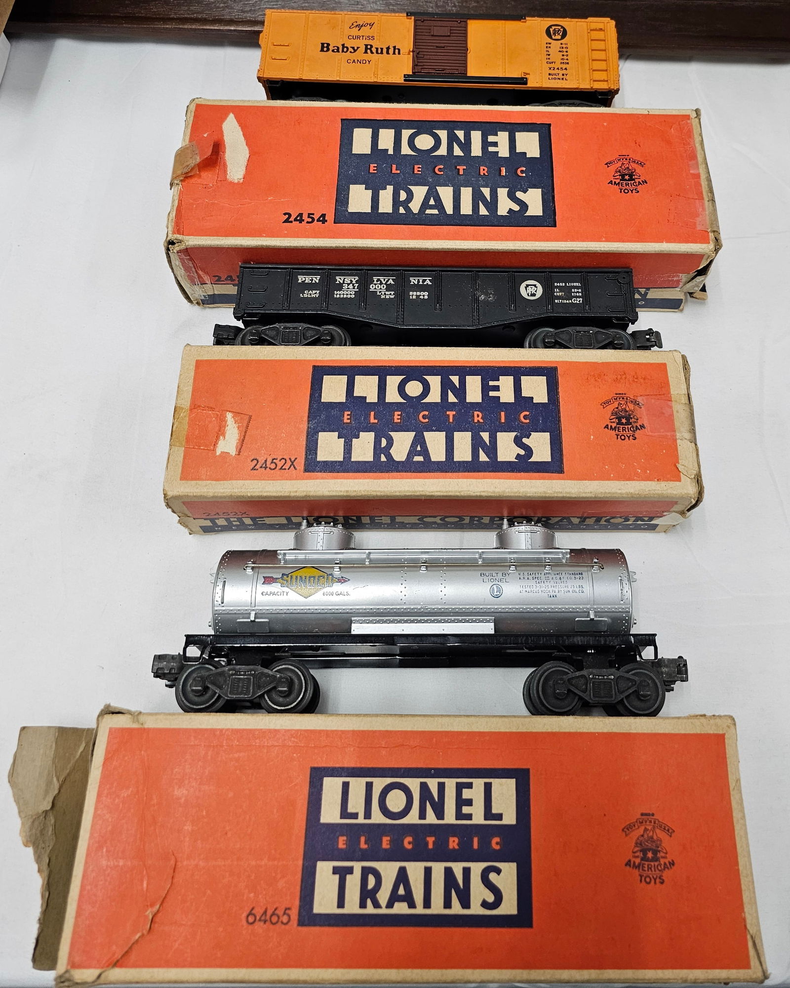Lionel Postwar Car Lot of 3 W/ Boxes (1 of 7)