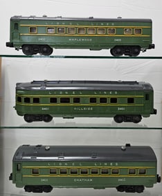 Lionel Postwar Passenger Cars Lot of 3