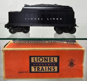 Lionel Postwar No.6466 WX Tender W/ Box