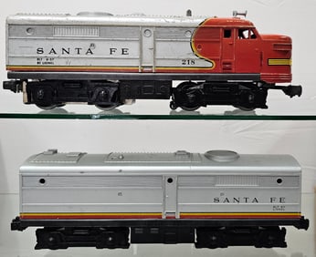 Lionel Postwar Santa Fe 218 Alco AB Set