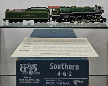Scarce United Scale Model HO Brass Southern 4-6-2