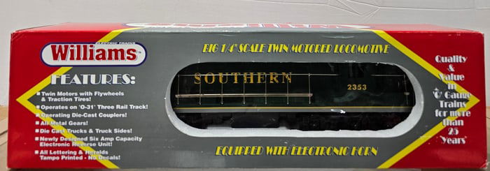 Williams Southern FM Trainmaster Power A W/ Horn