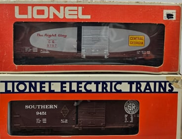 Lionel Southern & Central of Georgia Boxcar Lot