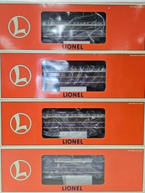 Lionel ACL Aluminum Car 4 Pack w/ Interiors (NIB)