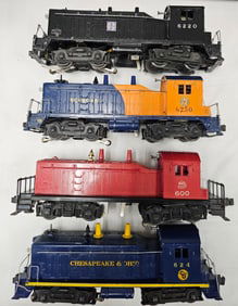Lionel Postwar Switcher Lot of 4