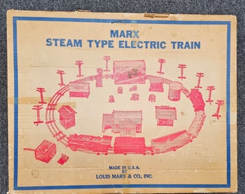 Marx Steam Type Elecritic Train Set in Box