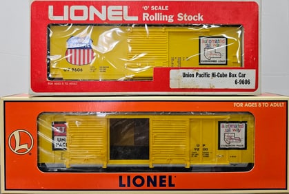 Lionel Union Pacific Box Car Lot of 2