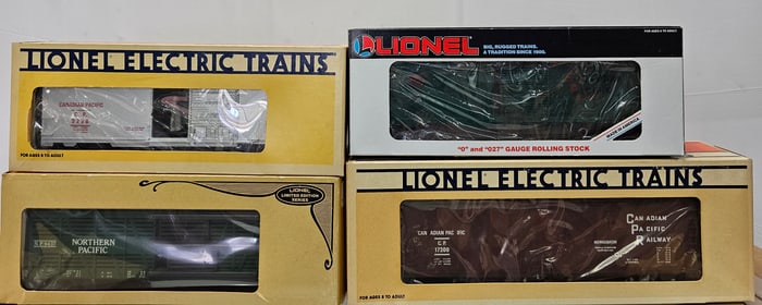 Lionel Boxcar Lot of 4 (NIB)