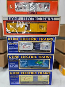 Lionel TCA Convention & K-Line Boxcar Lot (NIB)
