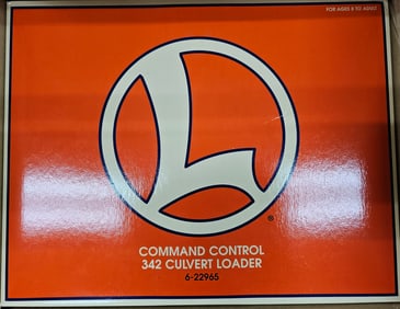 Lionel Command Control 342 Culvert Loader NIB