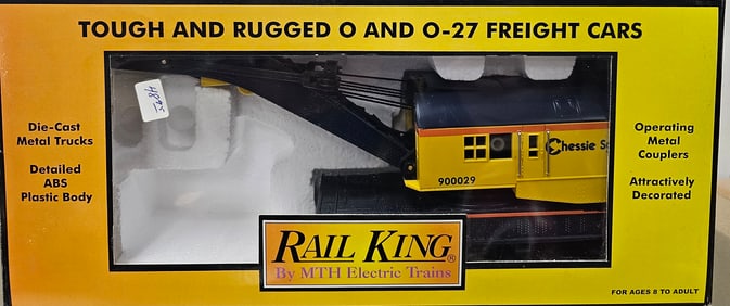 RailKing Chessie Operating Crane Car NIB