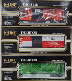 K-Line Rolling Stock Lot of 3 NIB
