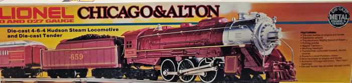 Lionel Chicago & Alton Hudson Steam Locomotive