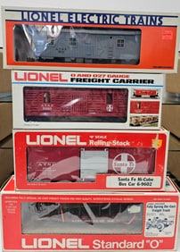 Lionel Santa Fe Rolling Stock Car Lot of 4