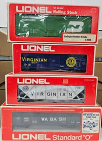 Lionel Rolling Stock Lot of 4