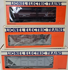 Lionel Pennsylvania Rolling Stock Lot of 3