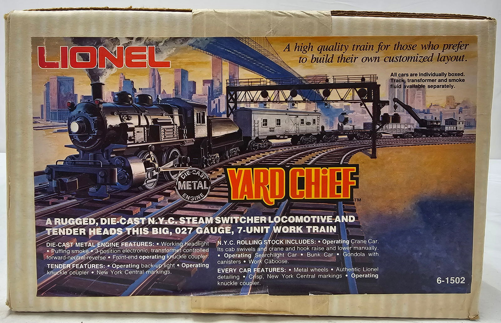 Lionel Yard Chief Steam Switcher Loco and Tender (1 of 2)