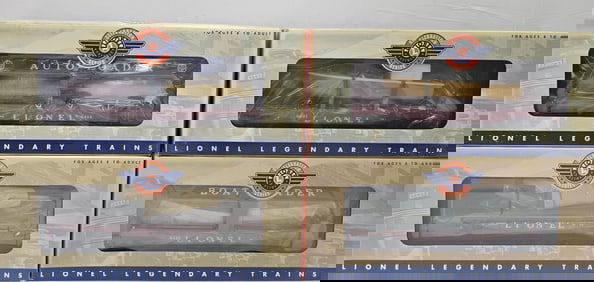 Lionel Flat Car & Loader Lot of 4