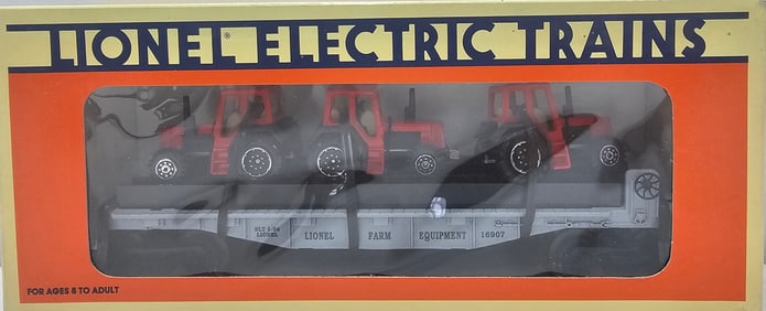 Lionel Flatcar with Farm Tractors