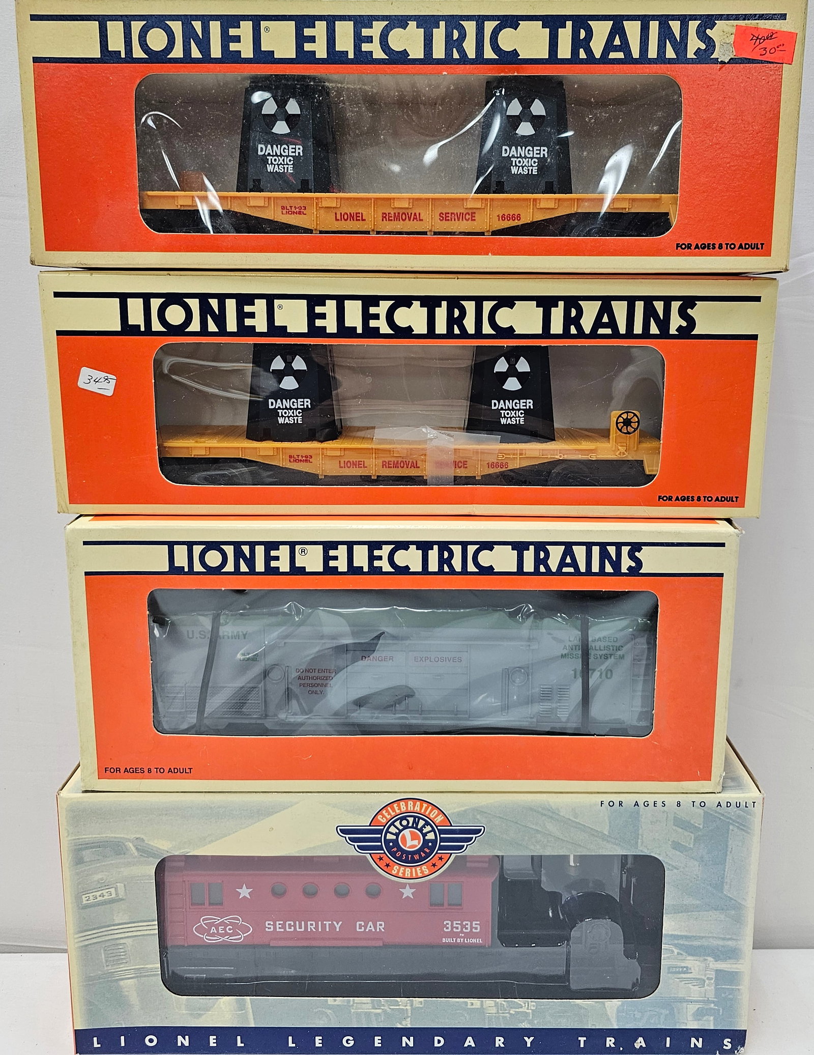 Lionel Specialty Car Lot of 4 NIB (1 of 5)