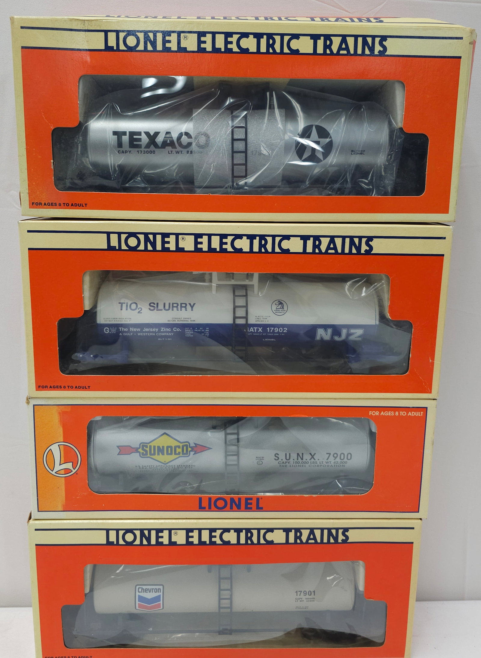 Lionel O Scale Tank Car Lot of 4 (1 of 2)
