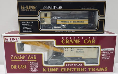 K-Line Az & Calf. Classic Crane & Boom Car
