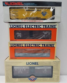 Lionel Rolling Stock Lot of 4 NIB