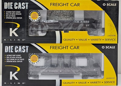 K-Line Die-Cast O Scale Freight Car Lot of 2