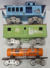 Standard Gauge McCoy MFG. TCA Cars Lot of 3