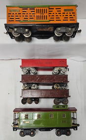 Lionel Pre War Rolling Stock Standard Gauge Lot of 5