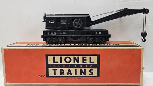 Lionel Postwar 6460 Operating Work Crane With Original Box