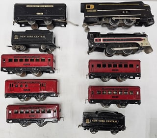 American Flyer & Marx Pre-War Train Lot of 10