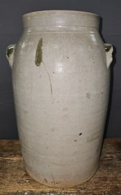 Stamped CS Kline Atl, Ga 3gal Salt Glaze Churn