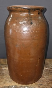 Rare Stamped JD Bishop Meansville, Ga R#1 Churn