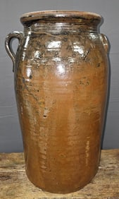 Rare JC Hicks Jugtown 6gal Churn