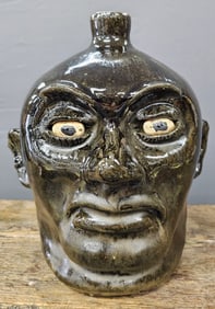 Lanier Meaders Folk Pottery Face Jug