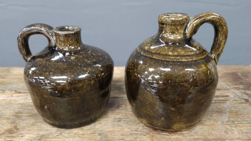 Rare Arie & Cheever Meaders Half Pint Jugs