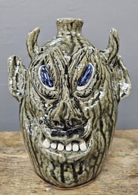 Clete & Billy Meaders 1998 Devil Face Jug