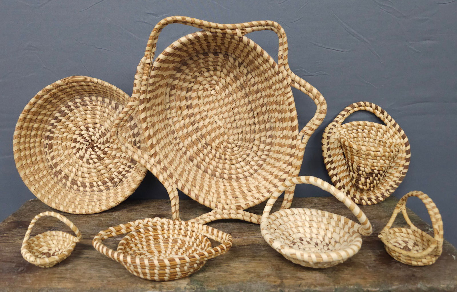 Sculptural Basket Lot In Gullah-Geechee Style (1 of 2)