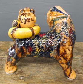 Billy Ray Hussey Whimsical Folk Pottery Figural