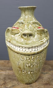 Randy Tobias Southern Folk Pottery Face Jug