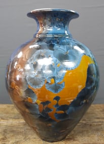 2005 Phil Morgan Crystalline Vase