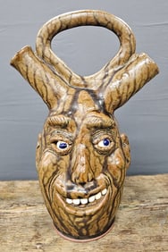 Daniel Boone Southern Folk Pottery Devil Jug