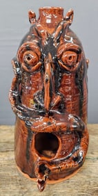 Vicki Miller Devil & Snake Face Jug Bird House